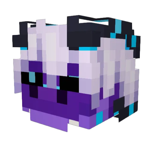 Griffonki Minecraft avatar head, 3D render