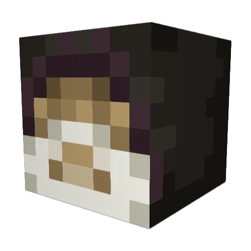 GriffyBoy7450 Minecraft avatar head, 3D render