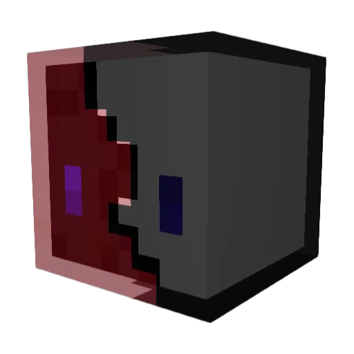 Grifont Minecraft avatar head, 3D render