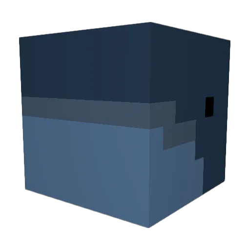 Griftah_ Minecraft avatar head, 3D render