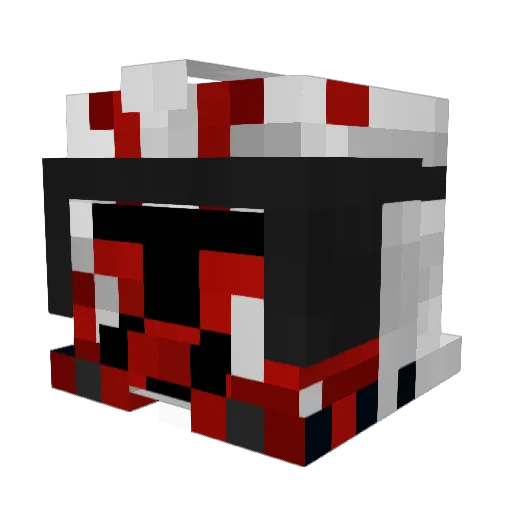 Grifter48 Minecraft avatar head, 3D render
