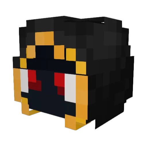 Griggles09 Minecraft avatar head, 3D render