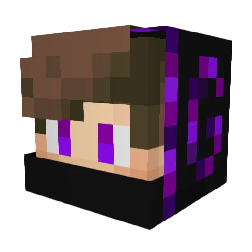 Grigo1 Minecraft avatar head, 3D render