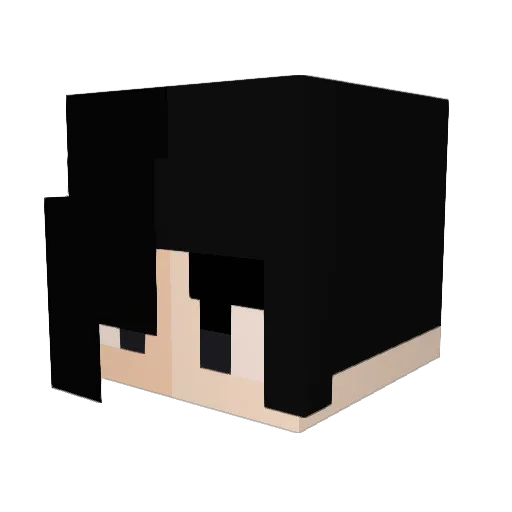 Griiims Minecraft avatar head, 3D render