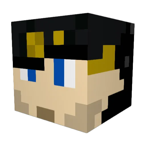 GrillMasterDave Minecraft avatar head, 3D render