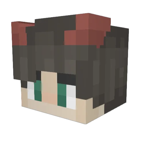 Grille_3226 Minecraft avatar head, 3D render