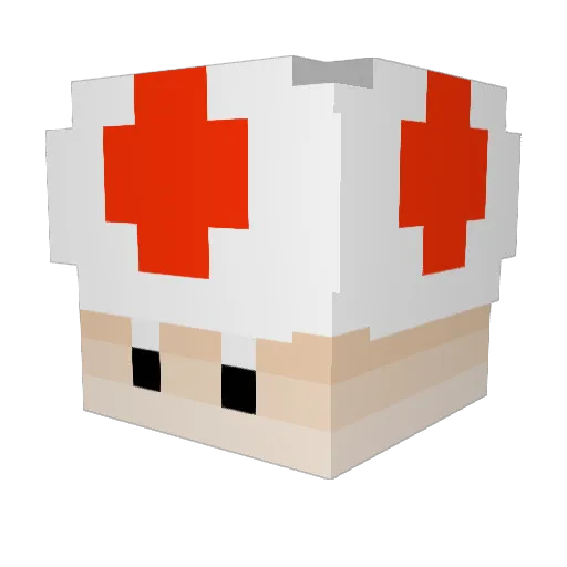 GrilledToad Minecraft avatar head, 3D render