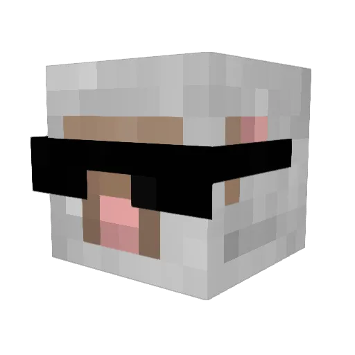 Grilled_Cheesee Minecraft avatar head, 3D render