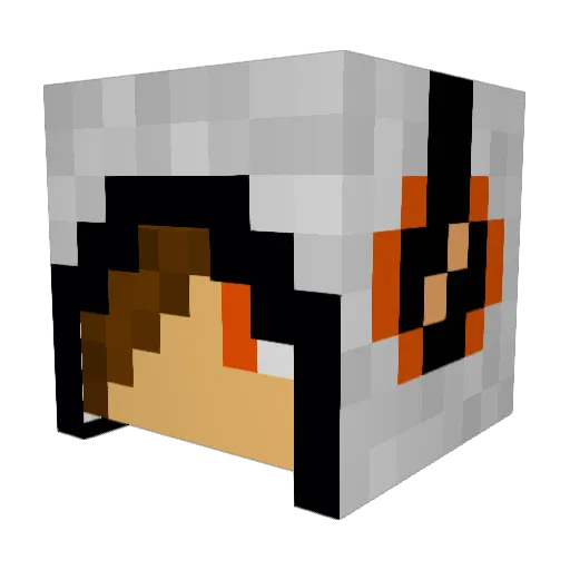 Grilled_cheese14 Minecraft avatar head, 3D render