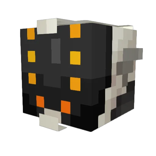 Grim1082 Minecraft avatar head, 3D render