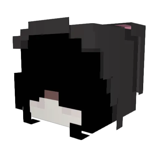 GrimG0ree Minecraft avatar head, 3D render