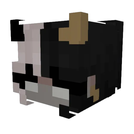 GrimGhostient Minecraft avatar head, 3D render