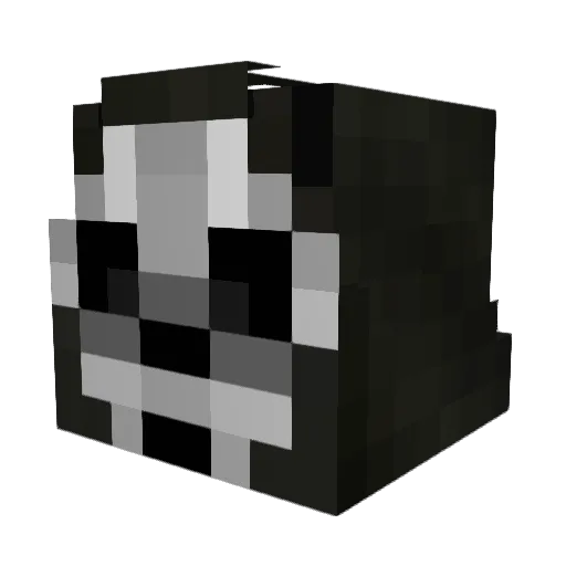 GrimReaperMonarc Minecraft avatar head, 3D render