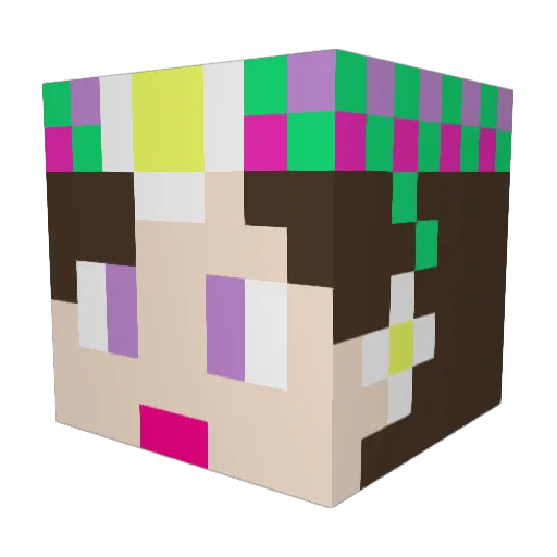 GrimReaper___ Minecraft avatar head, 3D render