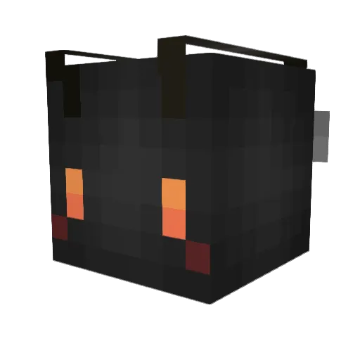 GrimThePanda Minecraft avatar head, 3D render