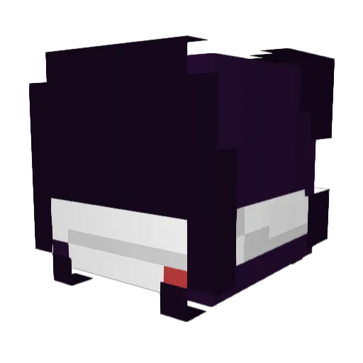 GrimWeirdo Minecraft avatar head, 3D render