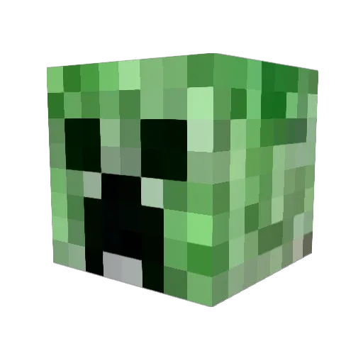 Grim_115 Minecraft avatar head, 3D render