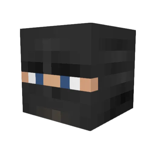 Grim_KoH Minecraft avatar head, 3D render