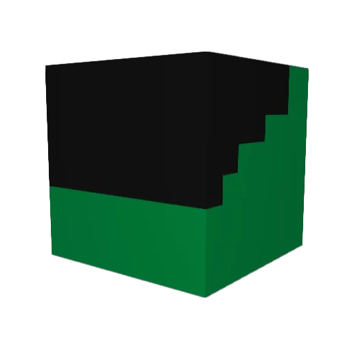 Grimblshank Minecraft avatar head, 3D render