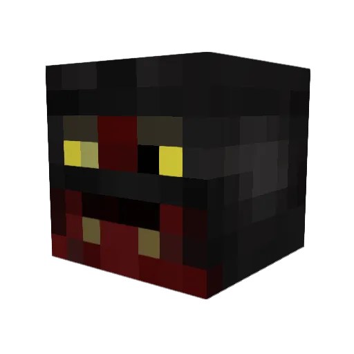Grimbore_2 Minecraft avatar head, 3D render
