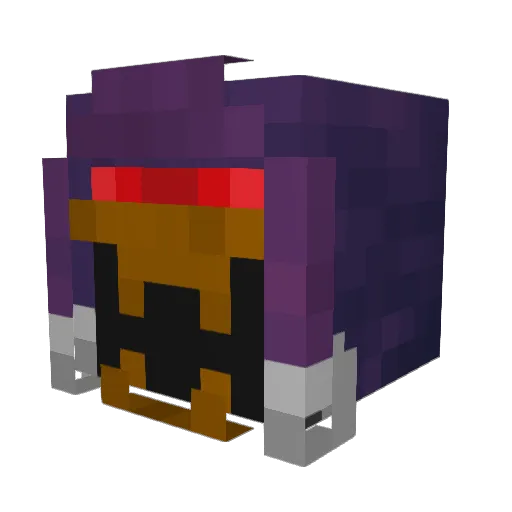 GrimdarkSep Minecraft avatar head, 3D render
