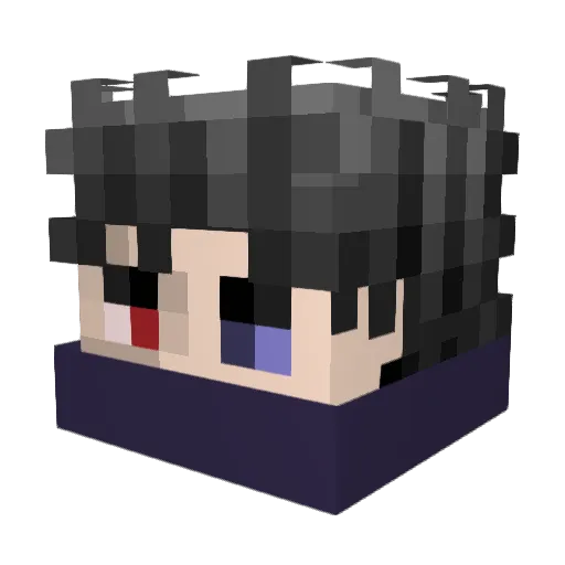 Grimlock8223 Minecraft avatar head, 3D render