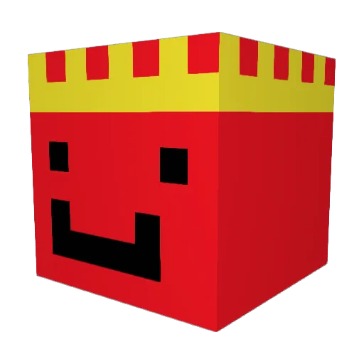GrimmGODZ Minecraft avatar head, 3D render