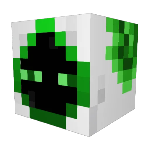 GrimmReap3r Minecraft avatar head, 3D render