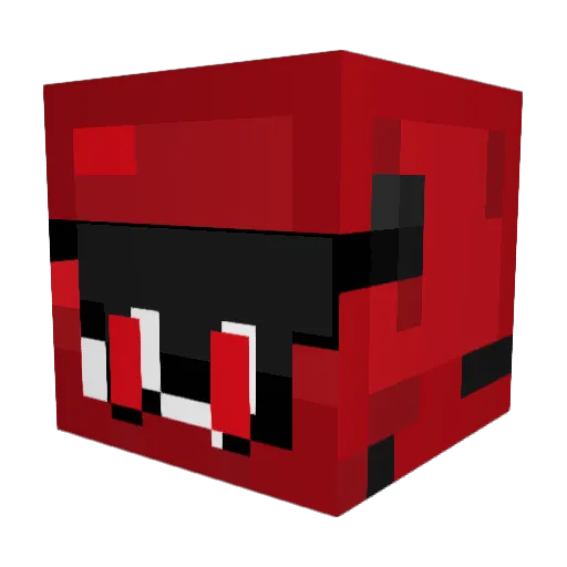 GrimmReaper81 Minecraft avatar head, 3D render