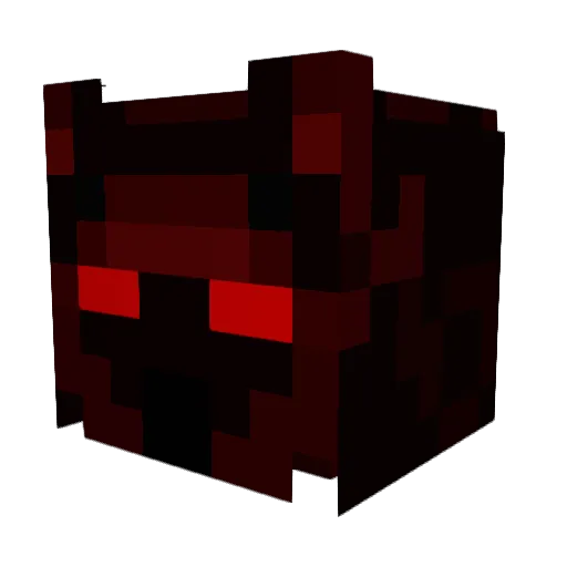 GrimmRodriguez Minecraft avatar head, 3D render