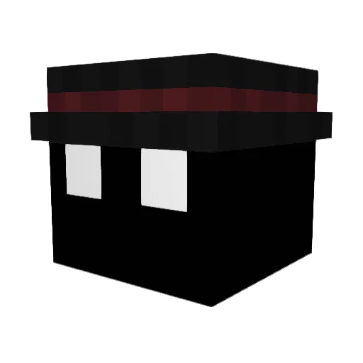 GrimmSoul1 Minecraft avatar head, 3D render