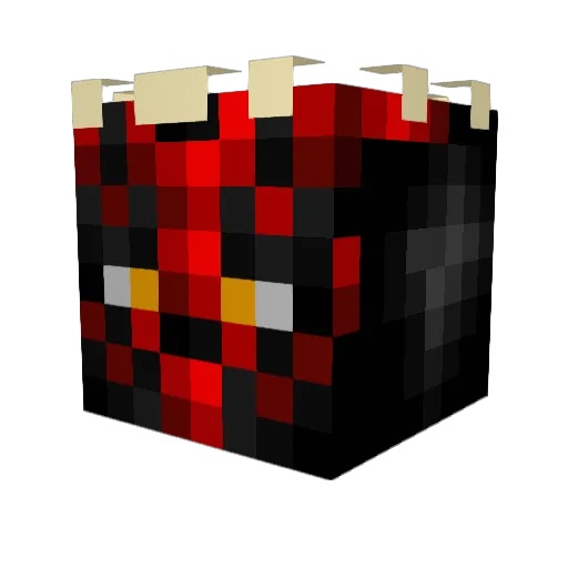 Grimm_02 Minecraft avatar head, 3D render