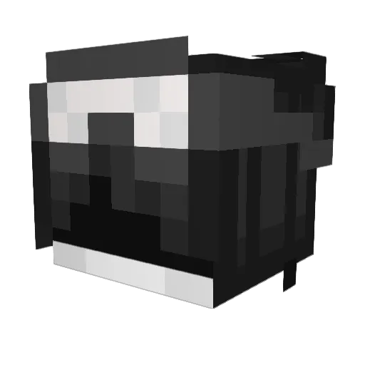 Grimm_1234 Minecraft avatar head, 3D render