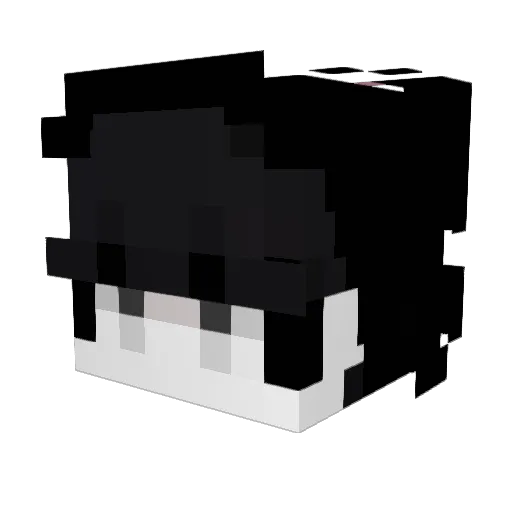 Grimm_Scy Minecraft avatar head, 3D render
