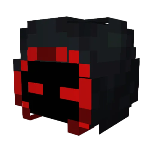 Grimm_Solo Minecraft avatar head, 3D render