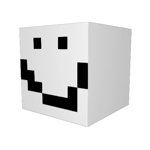 Grimmi_8 Minecraft avatar head, 3D render