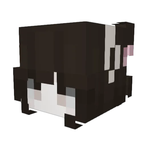 Grimmiiii Minecraft avatar head, 3D render