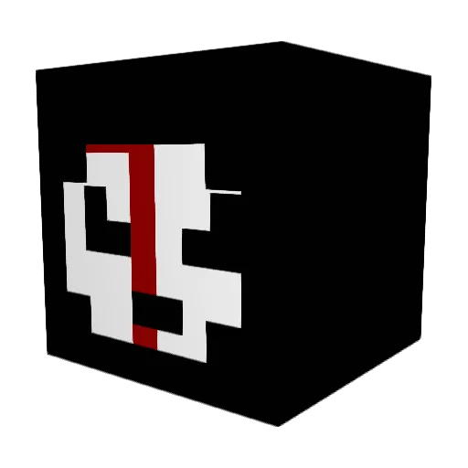Grimms01 Minecraft avatar head, 3D render