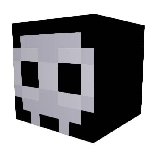 Grimmz35 Minecraft avatar head, 3D render