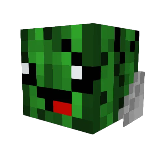 Grimorum2015 Minecraft avatar head, 3D render