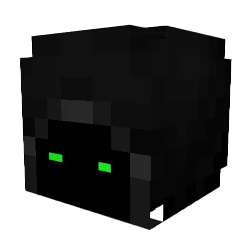 Grimshadowz Minecraft avatar head, 3D render