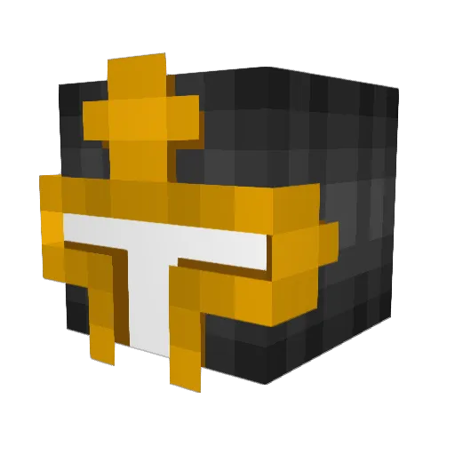 Grimvious Minecraft avatar head, 3D render