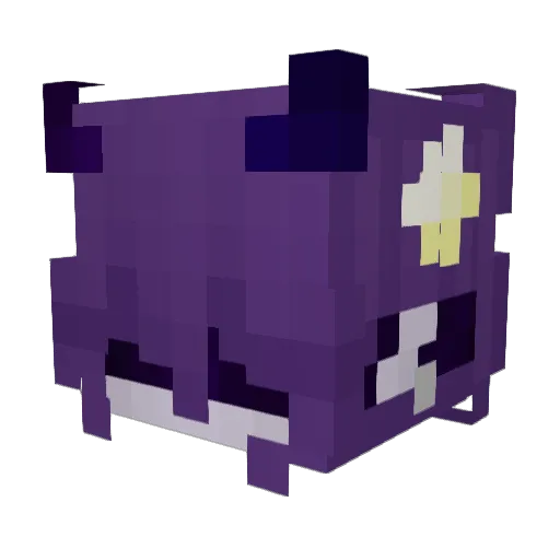 GrimxStar Minecraft avatar head, 3D render