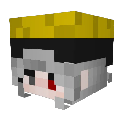 Grince_Z Minecraft avatar head, 3D render
