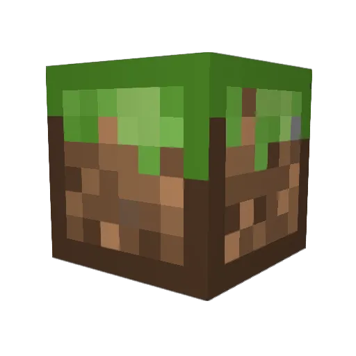 Grindebuen Minecraft avatar head, 3D render