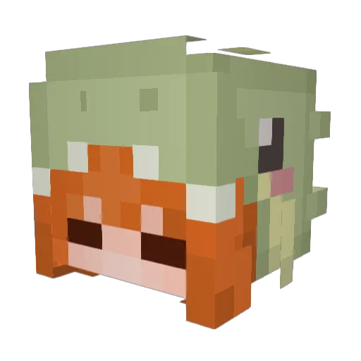 Grindle13 Minecraft avatar head, 3D render