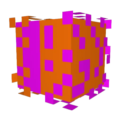 Grindlez Minecraft avatar head, 3D render