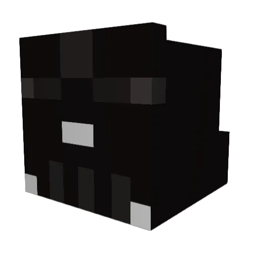 Grindshot Minecraft avatar head, 3D render