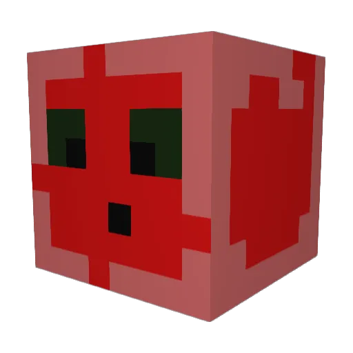 Gringo_Starr Minecraft avatar head, 3D render