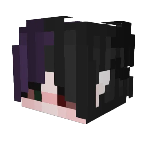 Grinny_6E3_HOG Minecraft avatar head, 3D render